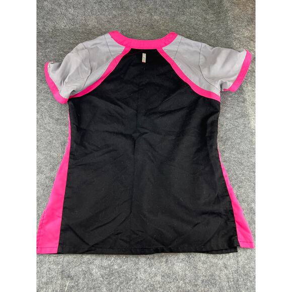 Barco Uniforms Women's Top - Black and Pink - Picture 2 of 4